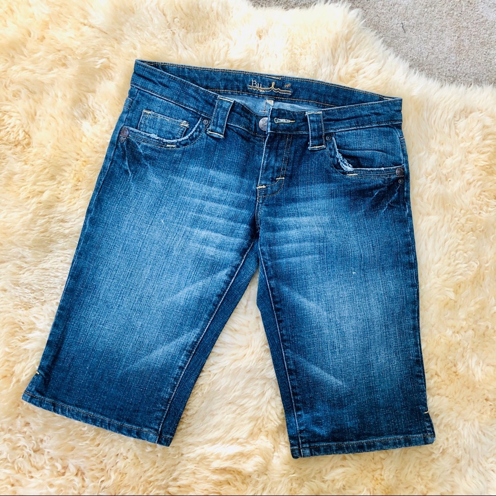 Bu from Malibu cropped denim jean capris pant 28